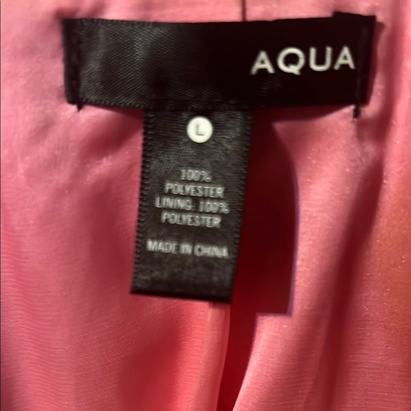 Aqua Pink Tweed Blazer Modern Open-Front Design - Picture 2 of 4